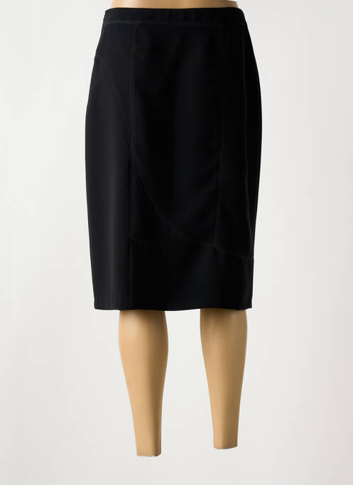 Jupe mi-longue noir CHRISTINE LAURE pour femme