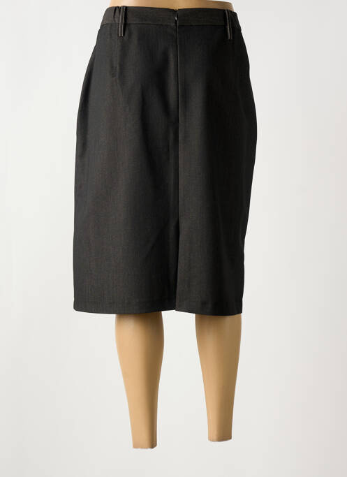 Jupe mi-longue noir GRIFFON pour femme