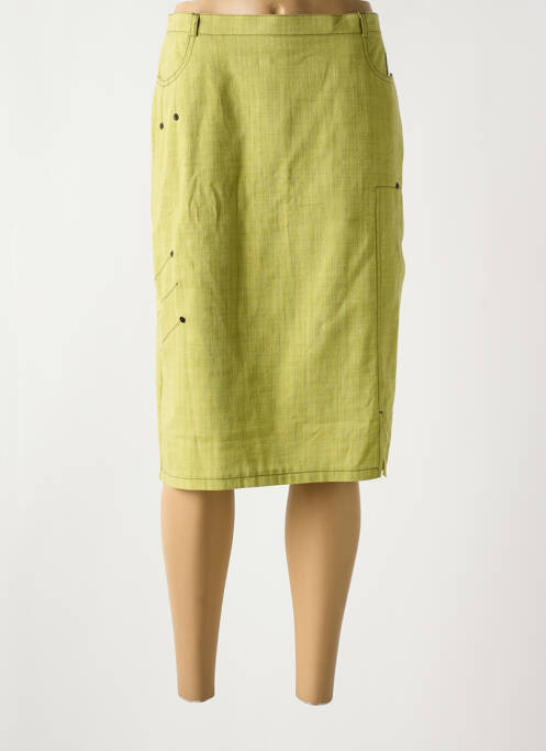 Jupe mi-longue vert QUATTRO femme