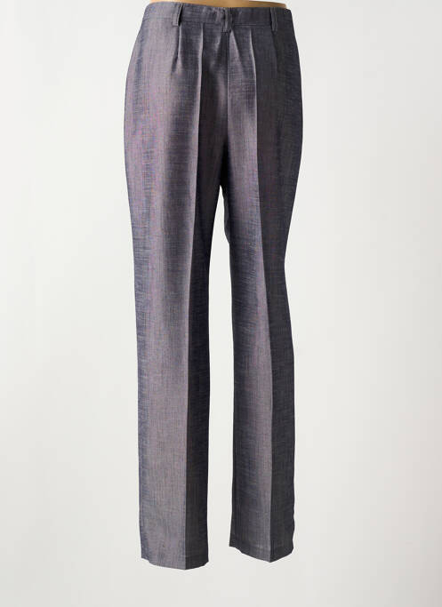 Pantalon droit bleu CHRISTINE LAURE femme