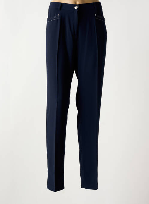 Pantalon slim bleu CHRISTINE LAURE pour femme