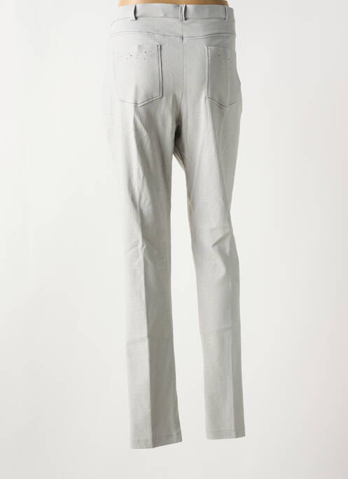Pantalon slim gris CHRISTINE LAURE pour femme