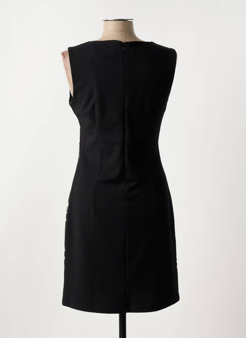 Robe mi-longue noir QUATRE VINGT JOURS pour femme