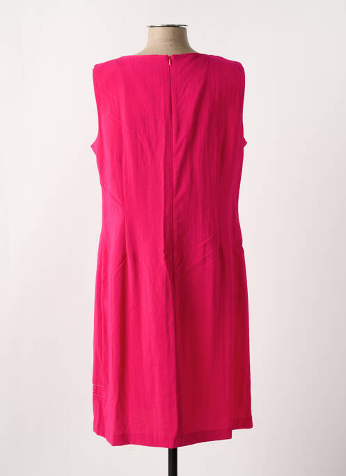Robe mi-longue rose CHRISTINE LAURE pour femme