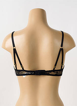 Soutien-gorge tissage dentelle haut soutien-gorge moulé noir AUBADE femme