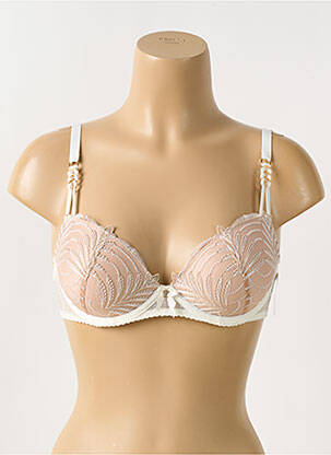 Soutien-gorge broderie haut soutien-gorge moulé blanc AUBADE femme