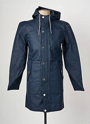 Imperméable coupe droite a capuche bleu MINIMUM homme