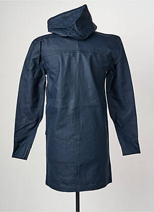 Imperméable coupe droite a capuche bleu MINIMUM homme