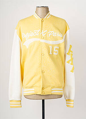 Veste casual coupe droite jaune PROJECT X PARIS homme