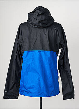 Coupe-vent poches a capuche bleu COLUMBIA homme