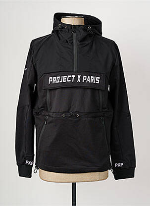 Coupe-vent poches a capuche noir PROJECT X PARIS homme