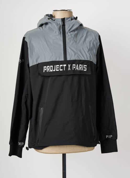 Sweat-shirt à capuche gris PROJECT X PARIS pour homme