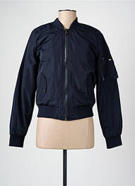 Blouson effet matière satinée bleu DN.SIXTY SEVEN femme