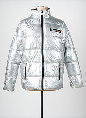 Doudoune poches sans capuche argent ELLESSE femme