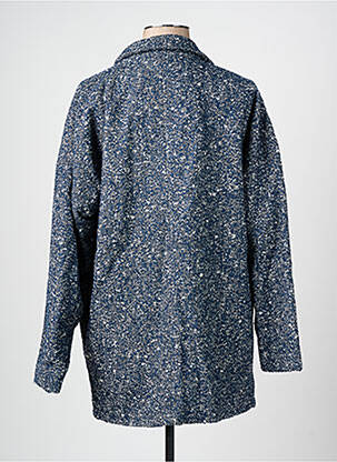 Manteau long coupe droite sans capuche bleu DN.SIXTY SEVEN femme