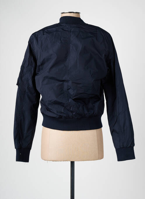 Blouson effet matière satinée bleu DN.SIXTY SEVEN femme