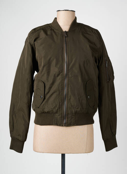Blouson effet matière satinée vert DN.SIXTY SEVEN femme