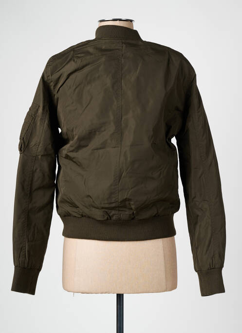 Blouson effet matière satinée vert DN.SIXTY SEVEN femme