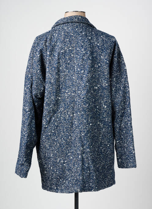 Manteau long coupe droite sans capuche bleu DN.SIXTY SEVEN femme