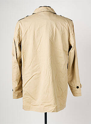 Trench tissage popeline sans capuche beige BOMBERS homme
