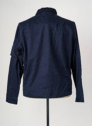 Veste casual fermeture boutonnée sur le devant bleu BOMBERS homme