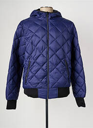 Doudoune manches longues a capuche bleu VENI VEDI VICI homme