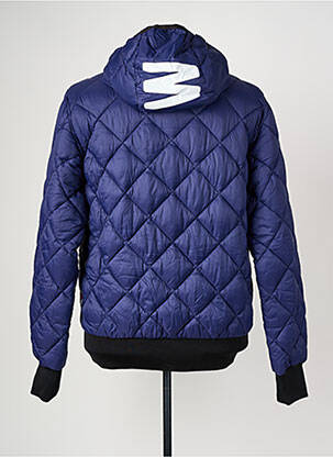 Doudoune poches a capuche bleu VENI VEDI VICI homme