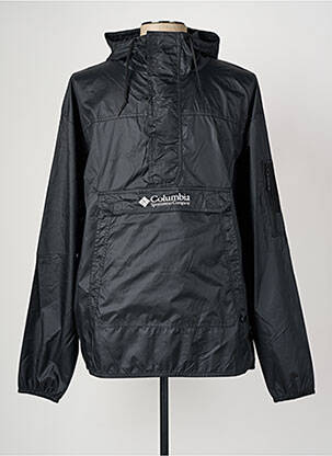 Coupe-vent poches a capuche noir COLUMBIA homme