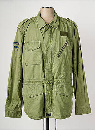 Parka manches longues sans capuche vert DN.SIXTY SEVEN homme