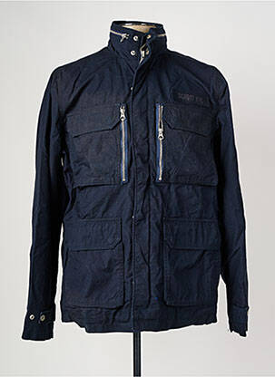 Blouson bleu SCHOTT homme