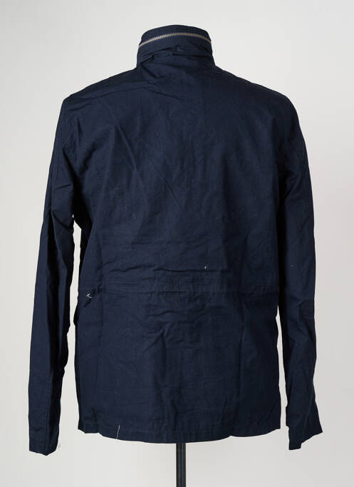 Blouson bleu SCHOTT pour homme