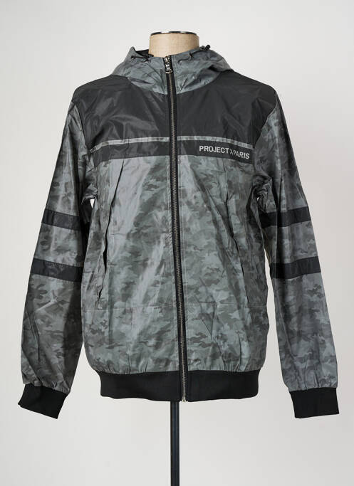 Coupe-vent gris PROJECT X pour homme