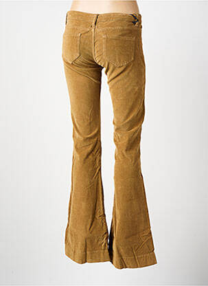 Pantalon flare stretch taille basse marron FIVE PM femme