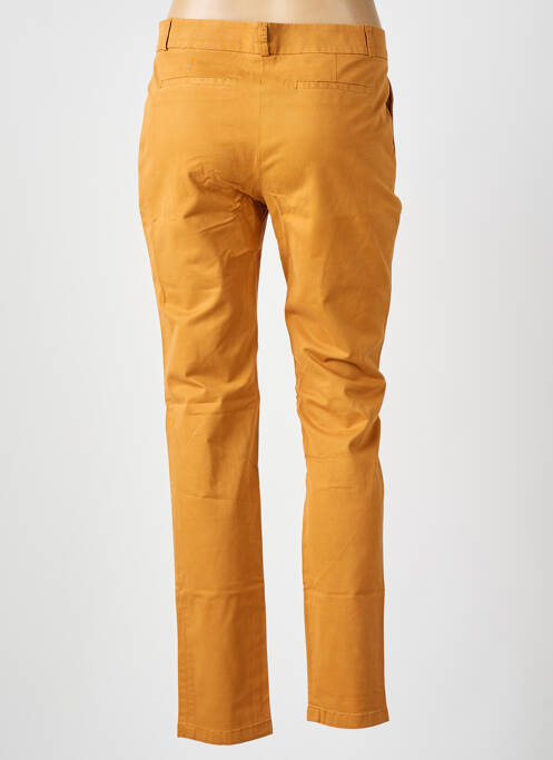 Pantalon chino marron LEON & HARPER pour femme