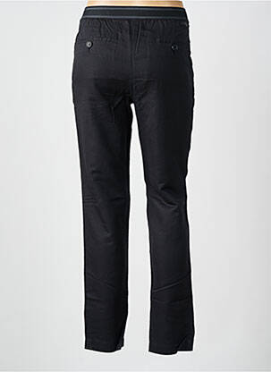 Pantalon 7/8 taille élastique taille normale noir LEON & HARPER femme