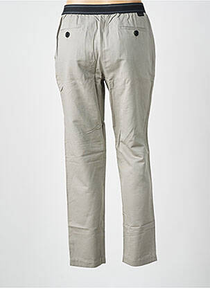 Pantalon 7/8 taille élastique taille normale gris LEON & HARPER femme