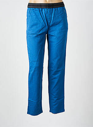 Pantalon slim taille normale taille normale bleu LEON & HARPER femme