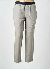 Pantalon 7/8 gris LEON & HARPER pour femme seconde vue