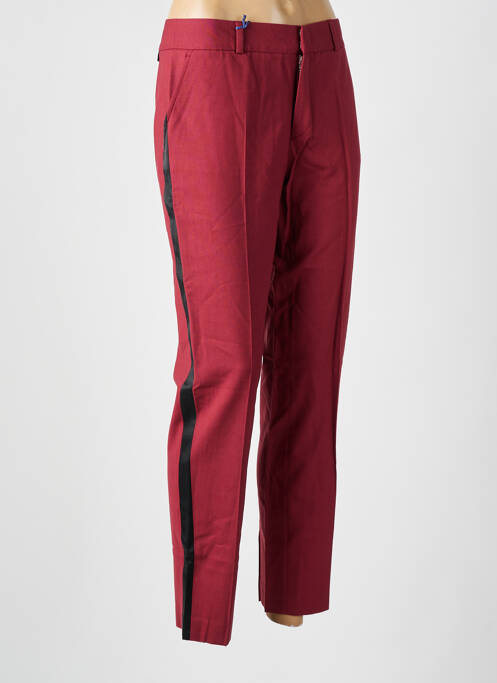 Pantalon 7/8 rouge LEON & HARPER femme