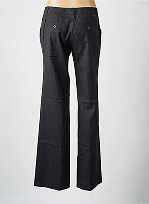Pantalon coupe droite taille normale noir LEON & HARPER femme