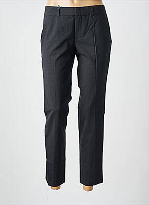 Pantalon droit stretch taille normale gris LEON & HARPER femme