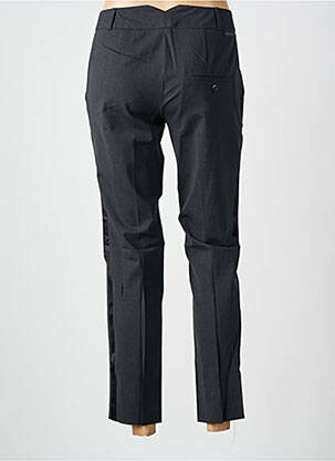 Pantalon droit stretch taille normale gris LEON & HARPER femme