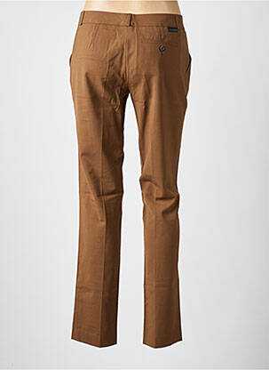 Pantalon chino taille normale taille normale marron LEON & HARPER femme