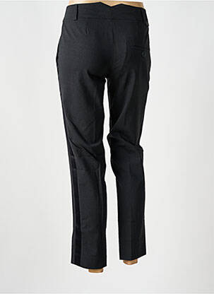 Pantalon droit stretch taille normale gris LEON & HARPER femme