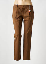 Pantalon 7/8 marron LEON & HARPER pour femme seconde vue