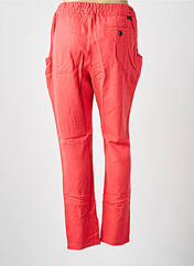 Pantalon droit rouge LEON & HARPER pour femme seconde vue