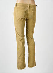 Pantalon slim marron FIVE PM pour femme seconde vue