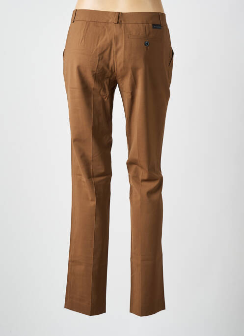 Pantalon chino marron LEON & HARPER pour femme
