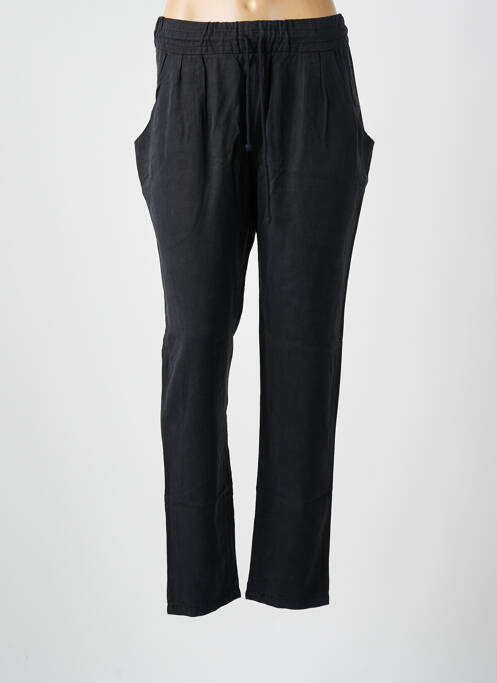 Pantalon droit noir LEON & HARPER pour femme