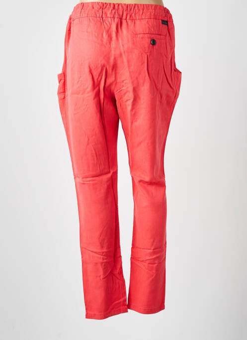 Pantalon droit rouge LEON & HARPER pour femme